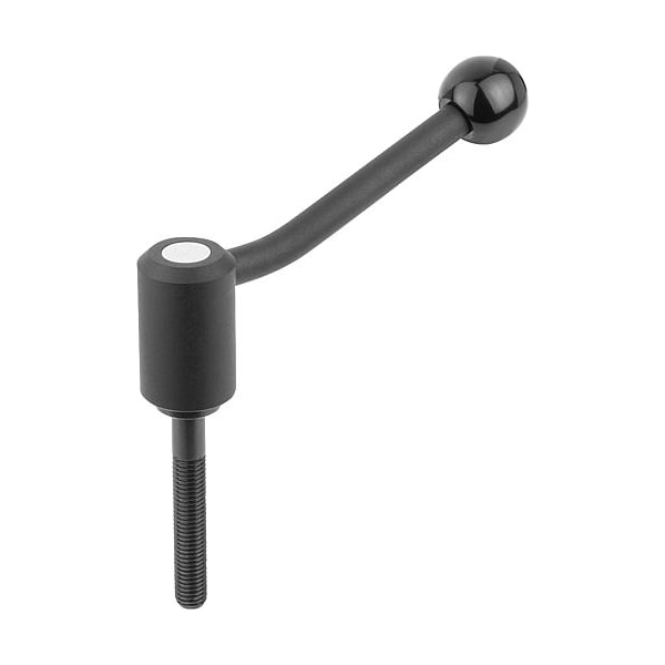 Adjustable Tension Levers, with external thread, metric, 20 Degree